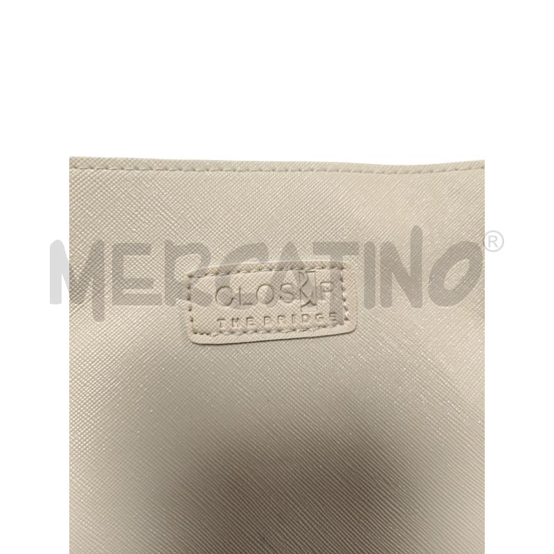 BORSA DONNA TOTE BAG THE BRIDGE CLOSER BIANCA | Mercatino dell'Usato Torino via ceresole 5