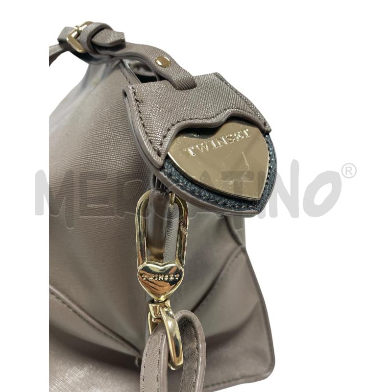 BORSA DONNA TWIN SET MARRONE CHIARO | Mercatino dell'Usato Torino via ceresole 3
