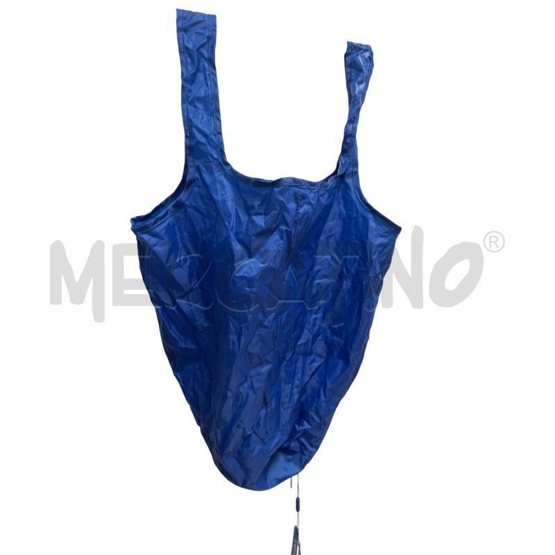 BORSA SPESA KWAY BLU ELETTRICO  | Mercatino dell'Usato Torino via ceresole 3