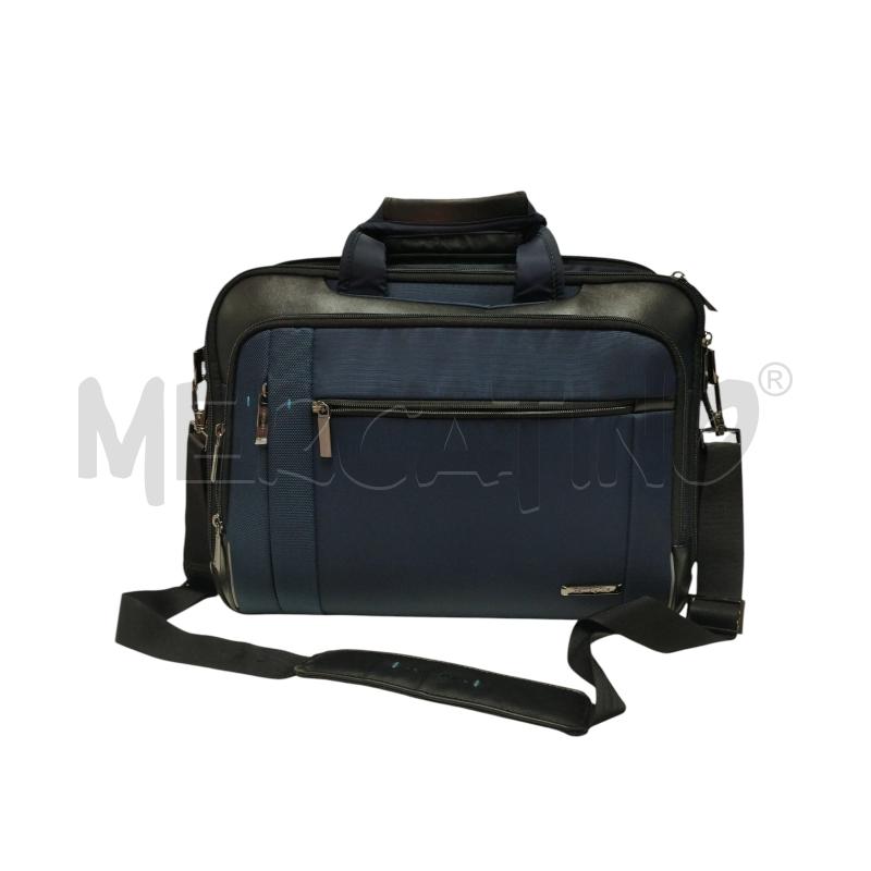 BORSA TRACOLLA PORTA PC DOCUMENTI SAMSONITE BLU NERO | Mercatino dell'Usato Torino via ceresole 1