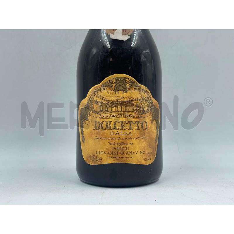 BOTTIGLIA DOLCETTO 1980 1,5 LT. PODERI SCANAVINO | Mercatino dell'Usato Torino via ceresole 3