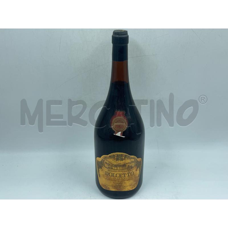 BOTTIGLIA DOLCETTO 1980 1,5 LT. PODERI SCANAVINO | Mercatino dell'Usato Torino via ceresole 4