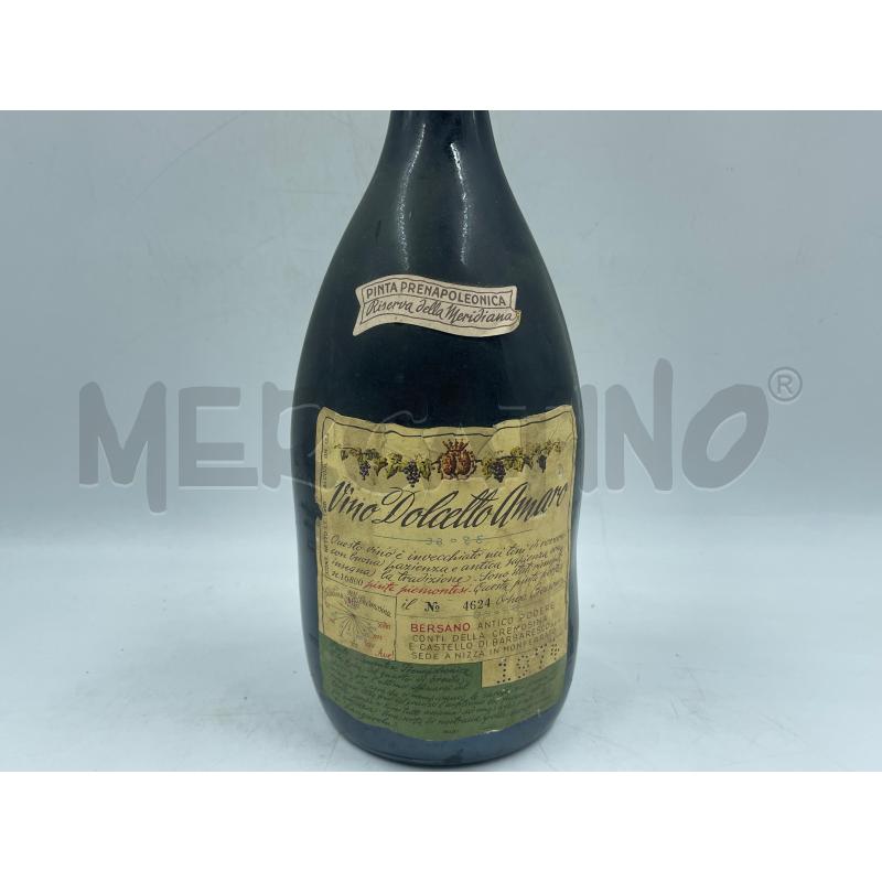 BOTTIGLIA DOLCETTO AMARO 1974 NUM. 4624 BERSANO | Mercatino dell'Usato Torino via ceresole 1