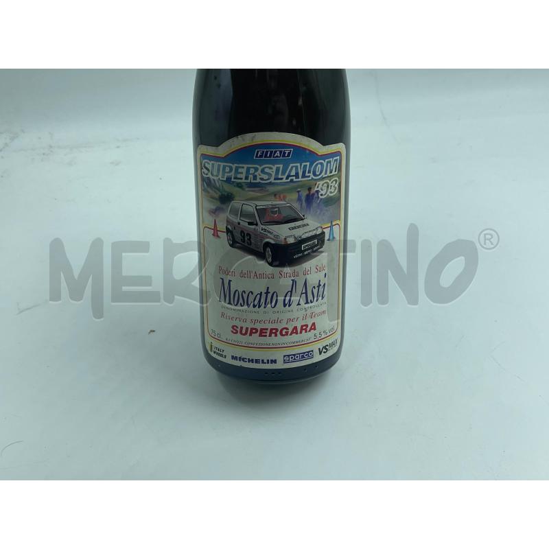 BOTTIGLIA MOSCATO D'ASTI FIAT SUPERSLALOM '93 | Mercatino dell'Usato Torino via ceresole 3