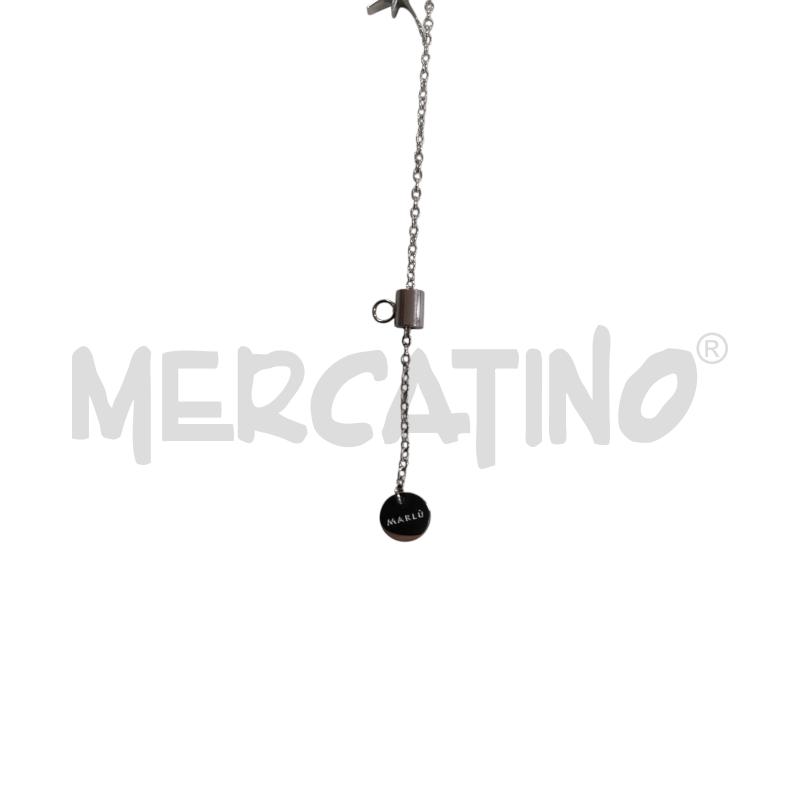 BRACCIALE MARLÙ STELLE LUNE ACCIAIO  | Mercatino dell'Usato Torino via ceresole 4