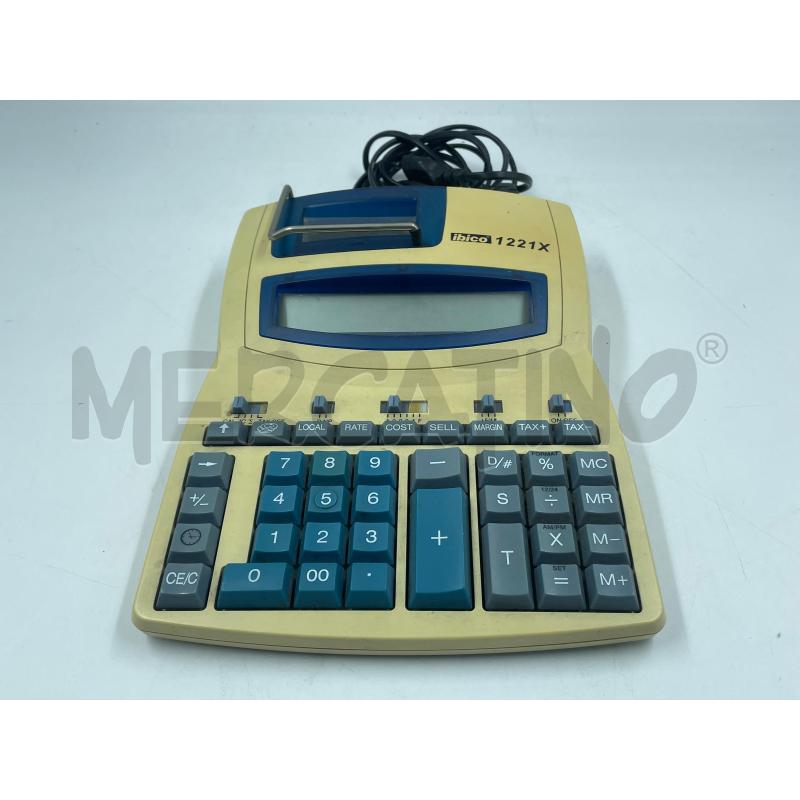 CALCOLATRICE OLIVETTI IBICO 1221 X | Mercatino dell'Usato Torino via ceresole 1