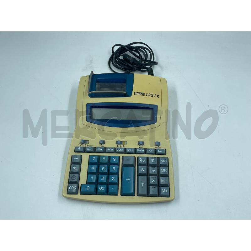CALCOLATRICE OLIVETTI IBICO 1221 X | Mercatino dell'Usato Torino via ceresole 3
