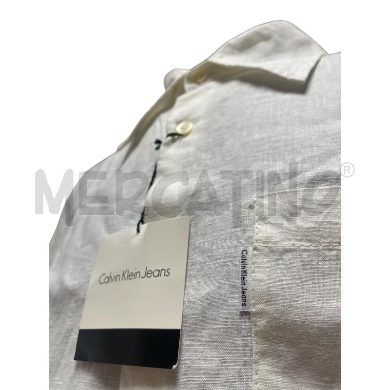 CAMICIA UOMO CALVIN KLEIN JEANS BIANCA | Mercatino dell'Usato Torino via ceresole 4