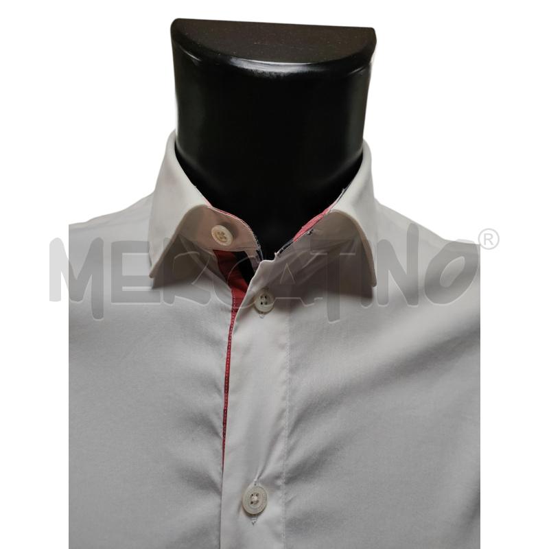 CAMICIA UOMO PATRIZIA PEPE BIANCO  | Mercatino dell'Usato Torino via ceresole 4
