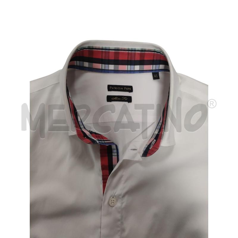 CAMICIA UOMO PATRIZIA PEPE BIANCO  | Mercatino dell'Usato Torino via ceresole 5