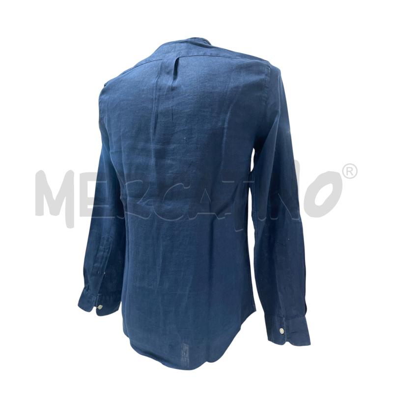CAMICIA UOMO RALPH LAUREN BLU LINO  | Mercatino dell'Usato Torino via ceresole 5
