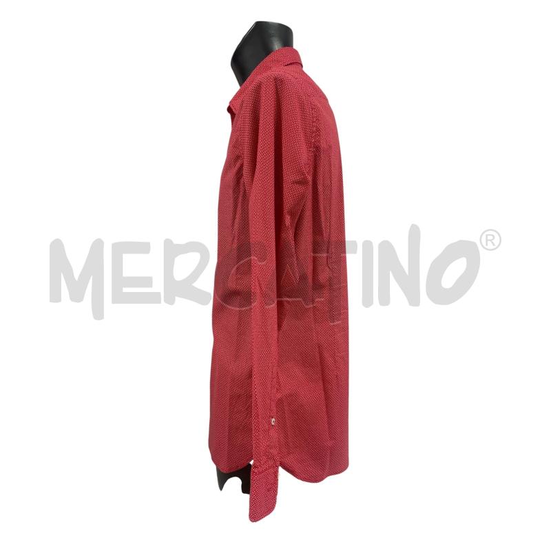 CAMICIA UOMO  TOMMY HILFIGER FLEX ROSSO  | Mercatino dell'Usato Torino via ceresole 2