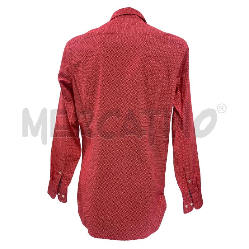 CAMICIA UOMO  TOMMY HILFIGER FLEX ROSSO  | Mercatino dell'Usato Torino via ceresole 3