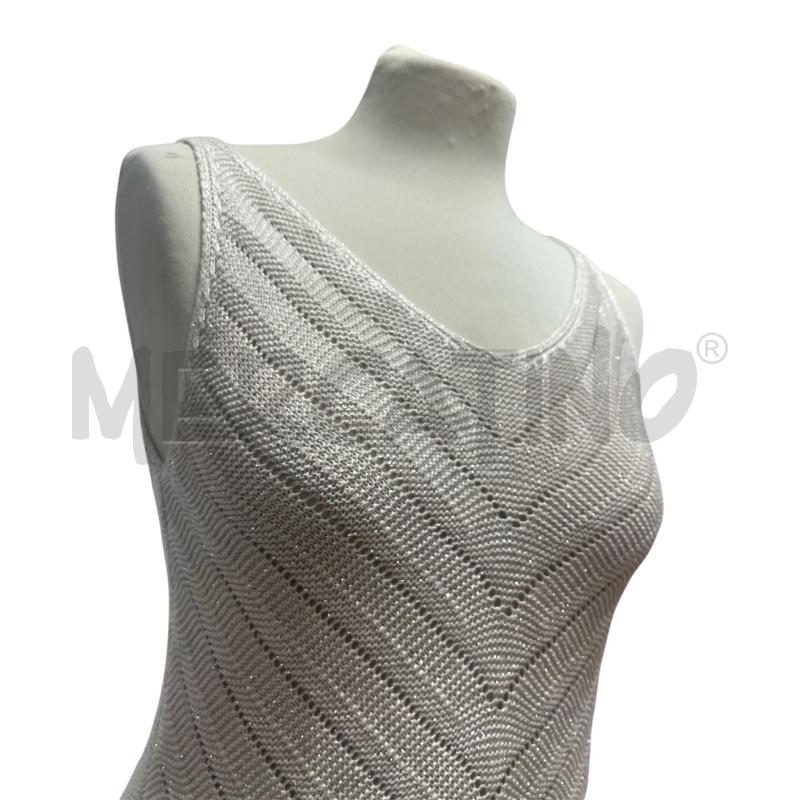 CANOTTA DONNA NUNA LIE BEIGE GLITTERATA | Mercatino dell'Usato Torino via ceresole 4