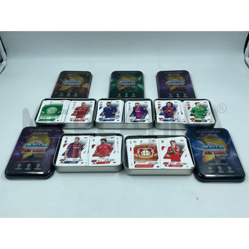 CARTE TOPPS MATCH ATTAX TIN GLADIATORS  | Mercatino dell'Usato Torino via ceresole 2