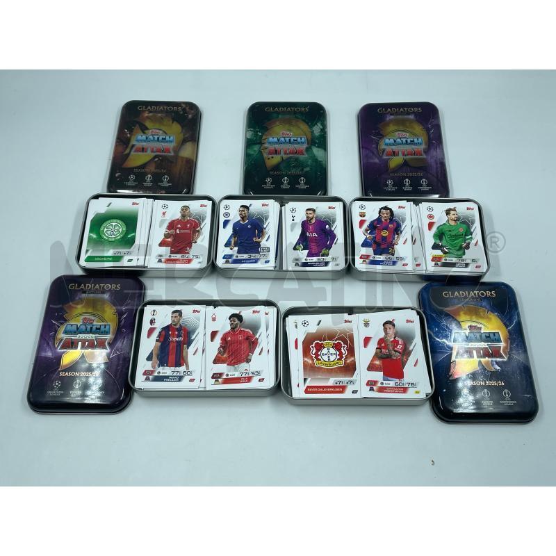 CARTE TOPPS MATCH ATTAX TIN GLADIATORS  | Mercatino dell'Usato Torino via ceresole 3