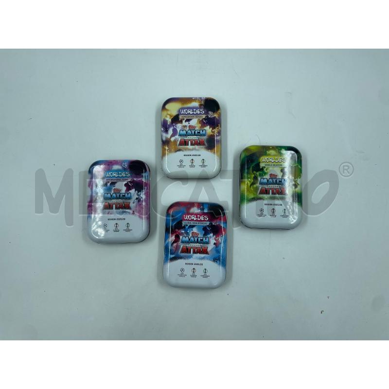 CARTE TOPPS MATCH ATTAX TIN WORLDIES  | Mercatino dell'Usato Torino via ceresole 3