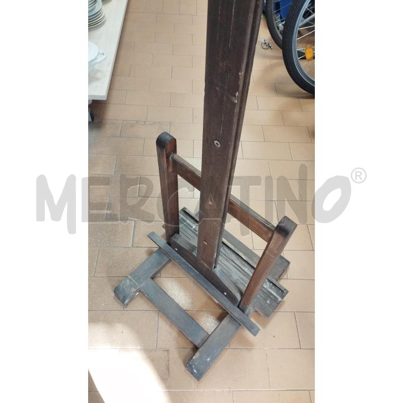 CAVALLETTO LEGNO PER PITTURA | Mercatino dell'Usato Torino via ceresole 3