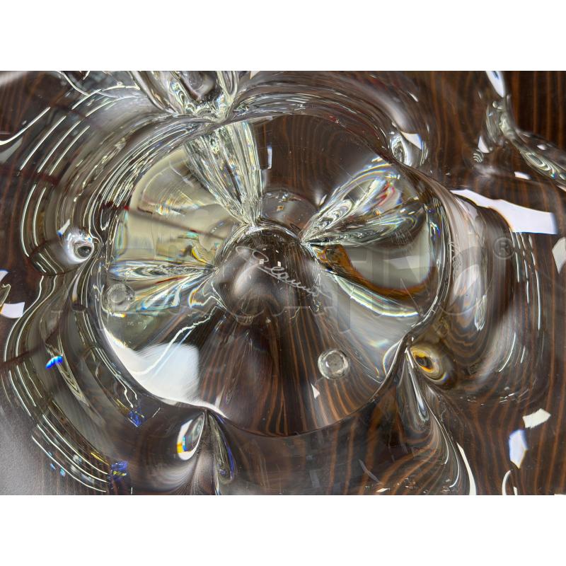 CENTROTAVOLA CRISTALLO FOGLIA FIRMATO | Mercatino dell'Usato Torino via ceresole 4