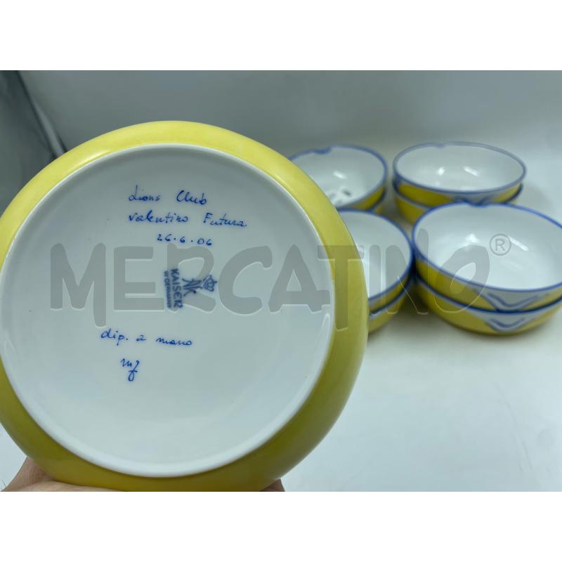 CIOTOLE PZ. 12 PORCELLANA KAISER W GERMANY | Mercatino dell'Usato Torino via ceresole 3
