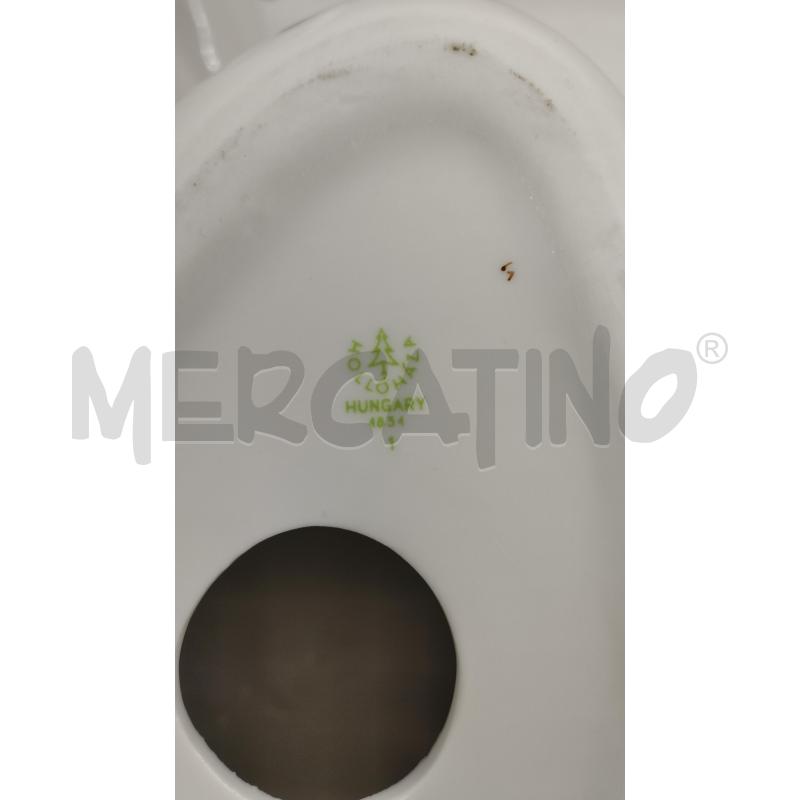 COPPIA CIGNI PORCELLANA UNGHERESE | Mercatino dell'Usato Torino via ceresole 3