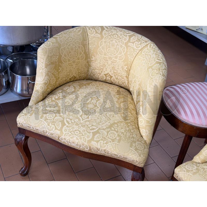 COPPIA POLTRONCINE  ANTICHE  | Mercatino dell'Usato Torino via ceresole 2