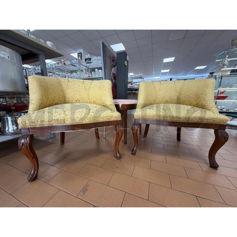 COPPIA POLTRONCINE  ANTICHE  | Mercatino dell'Usato Torino via ceresole 4