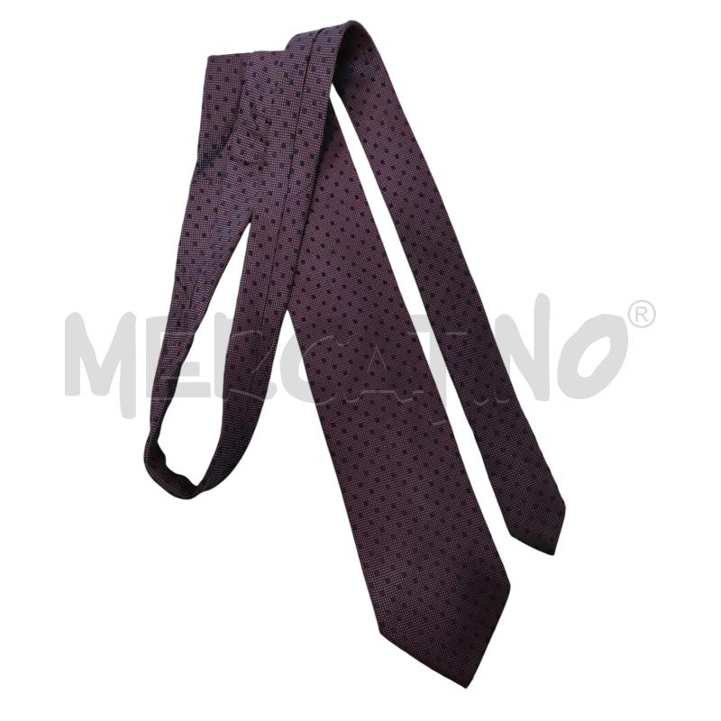 CRAVATTA ARMANI VIOLA POIS  | Mercatino dell'Usato Torino via ceresole 1