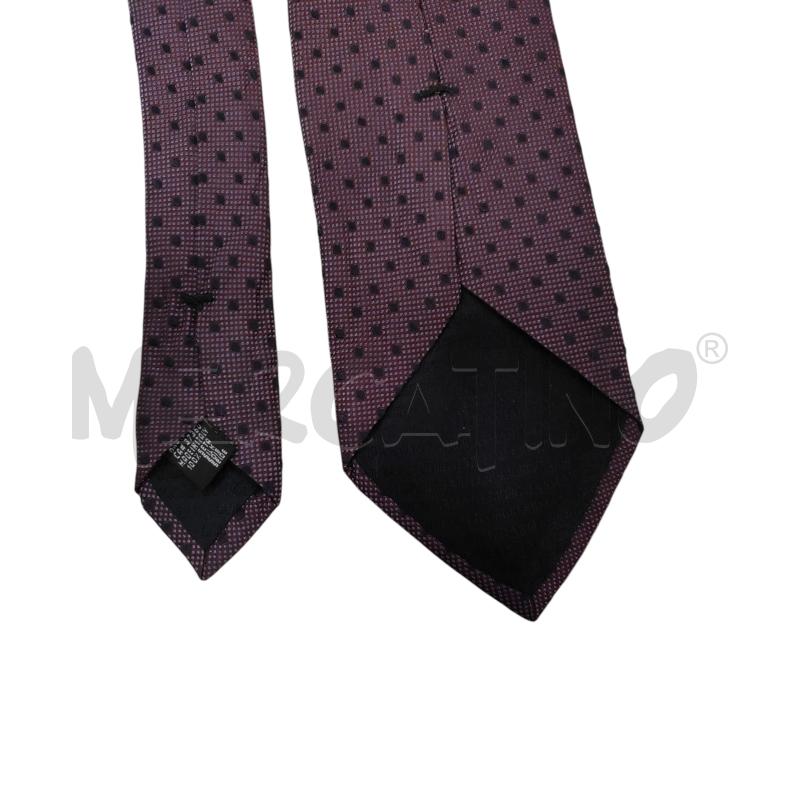 CRAVATTA ARMANI VIOLA POIS  | Mercatino dell'Usato Torino via ceresole 4