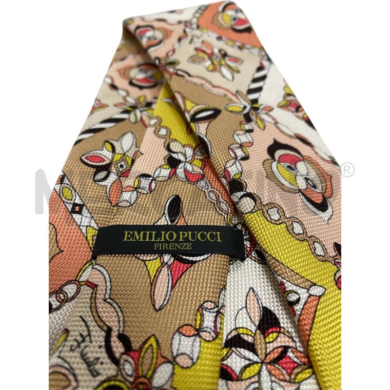 CRAVATTA IN PURA SETA EMILIO PUCCI FANTASIA ROMBI | Mercatino dell'Usato Torino via ceresole 4
