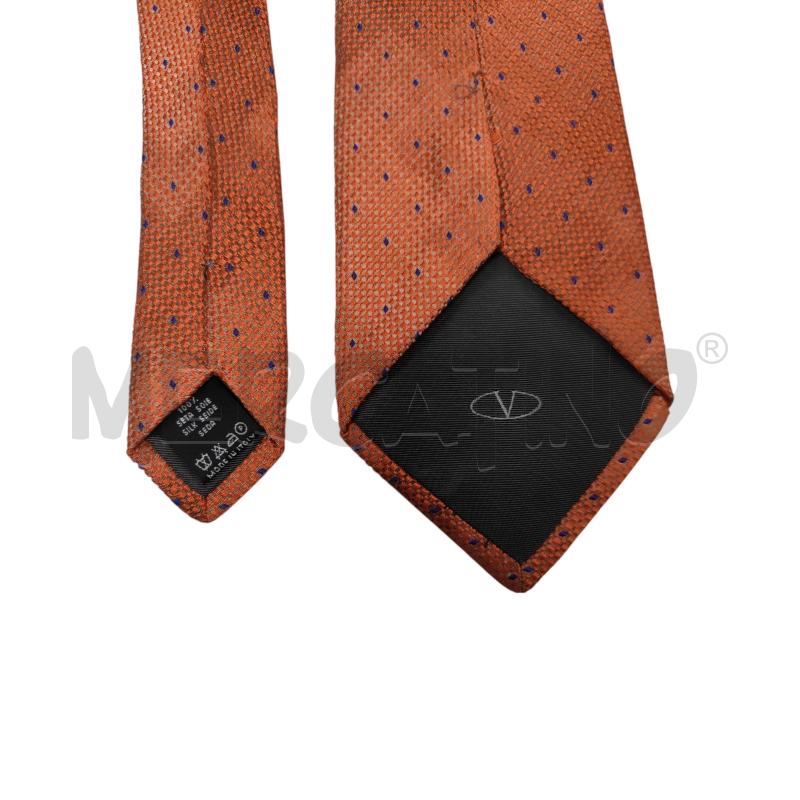CRAVATTA VALENTINO ARANCIONE POIS  | Mercatino dell'Usato Torino via ceresole 4