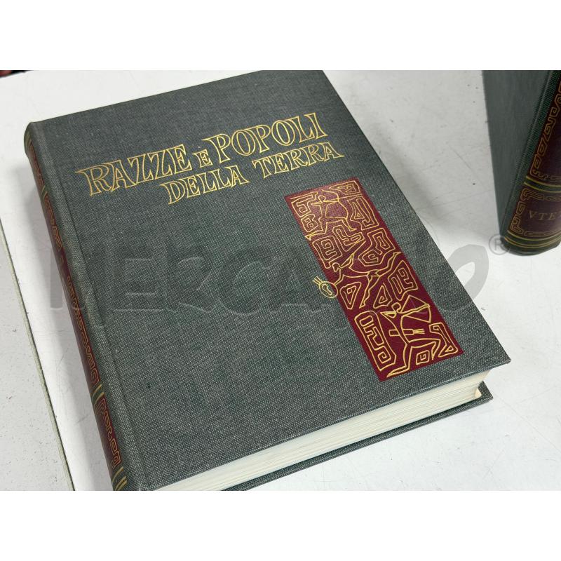 ENCICLOPEDIA RAZZE E POPOLI DELLA TERRA 1-4 UTET  | Mercatino dell'Usato Torino via ceresole 3