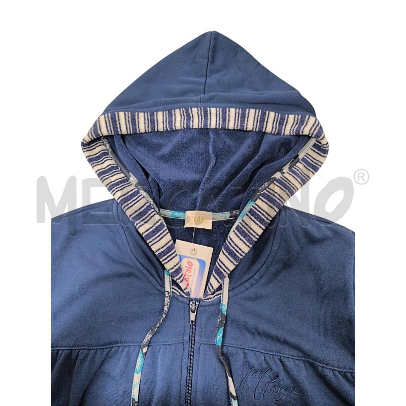 FELPETTA ALVIERO MARTINI PRIMA CLASSE BLU | Mercatino dell'Usato Torino via ceresole 4