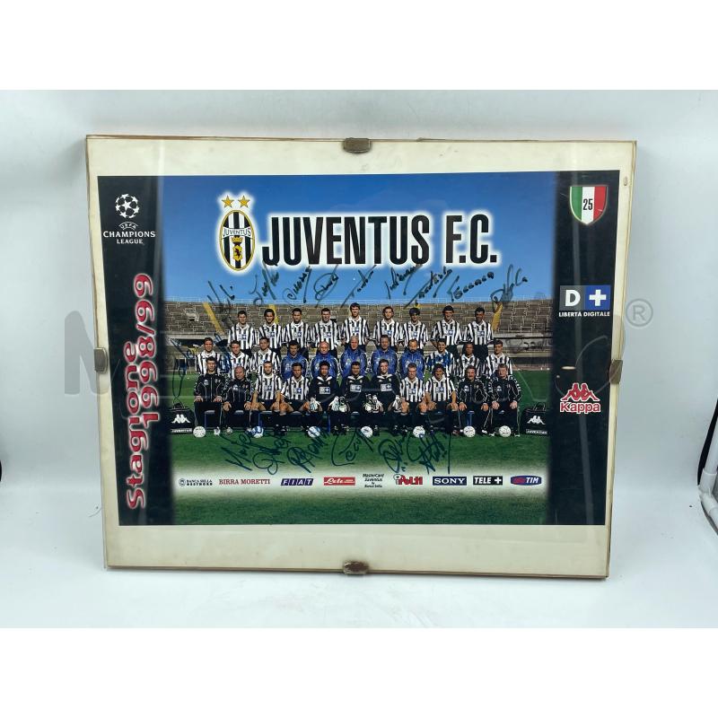 FOTO ROSA JUVENTUS 1998/99 AUTOGRAFATA | Mercatino dell'Usato Torino via ceresole 1