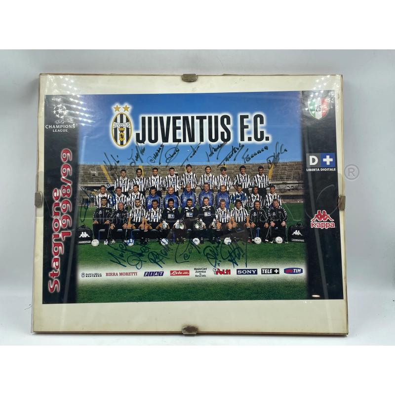 FOTO ROSA JUVENTUS 1998/99 AUTOGRAFATA | Mercatino dell'Usato Torino via ceresole 2