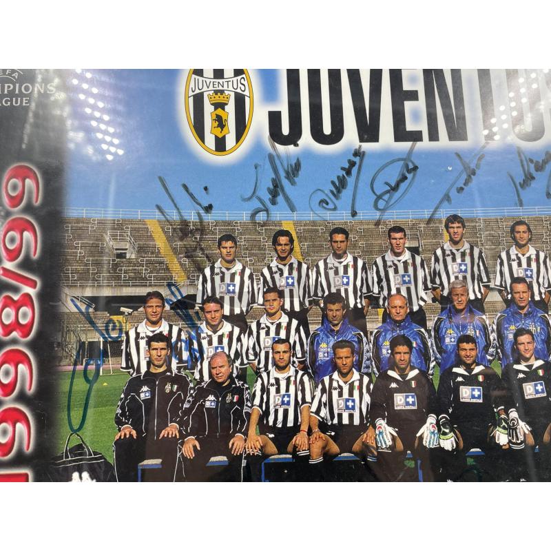 FOTO ROSA JUVENTUS 1998/99 AUTOGRAFATA | Mercatino dell'Usato Torino via ceresole 5