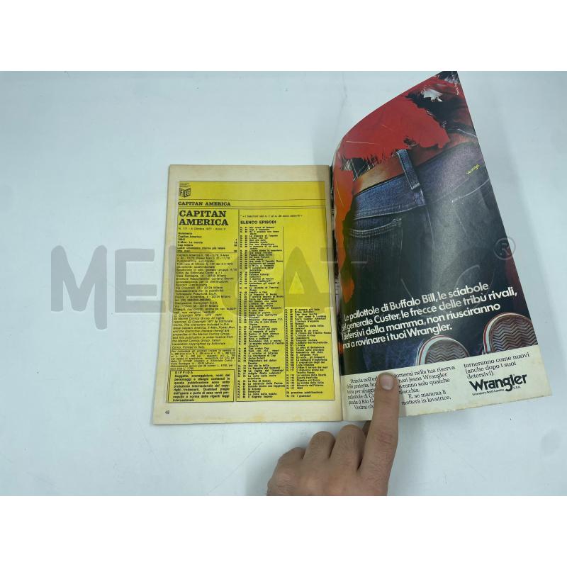FUMETTO CAPITAN AMERICA EDITORIALE CORNO N.117 | Mercatino dell'Usato Torino via ceresole 3