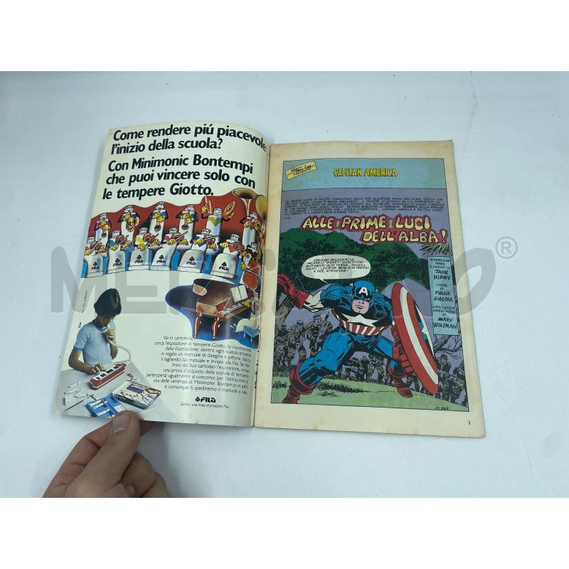 FUMETTO CAPITAN AMERICA EDITORIALE CORNO N.121 | Mercatino dell'Usato Torino via ceresole 2