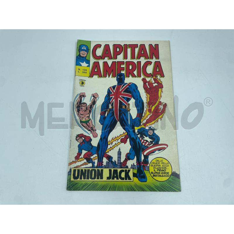 FUMETTO CAPITAN AMERICA EDITORIALE CORNO N.126 | Mercatino dell'Usato Torino via ceresole 1