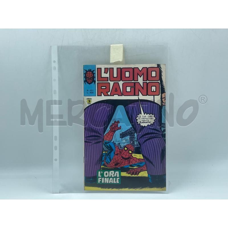 FUMETTO L'UOMO RAGNO EDITORIALE CORNO N.221 | Mercatino dell'Usato Torino via ceresole 1