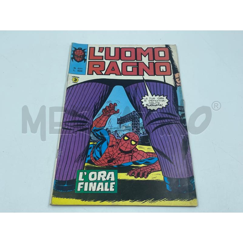 FUMETTO L'UOMO RAGNO EDITORIALE CORNO N.221 | Mercatino dell'Usato Torino via ceresole 2