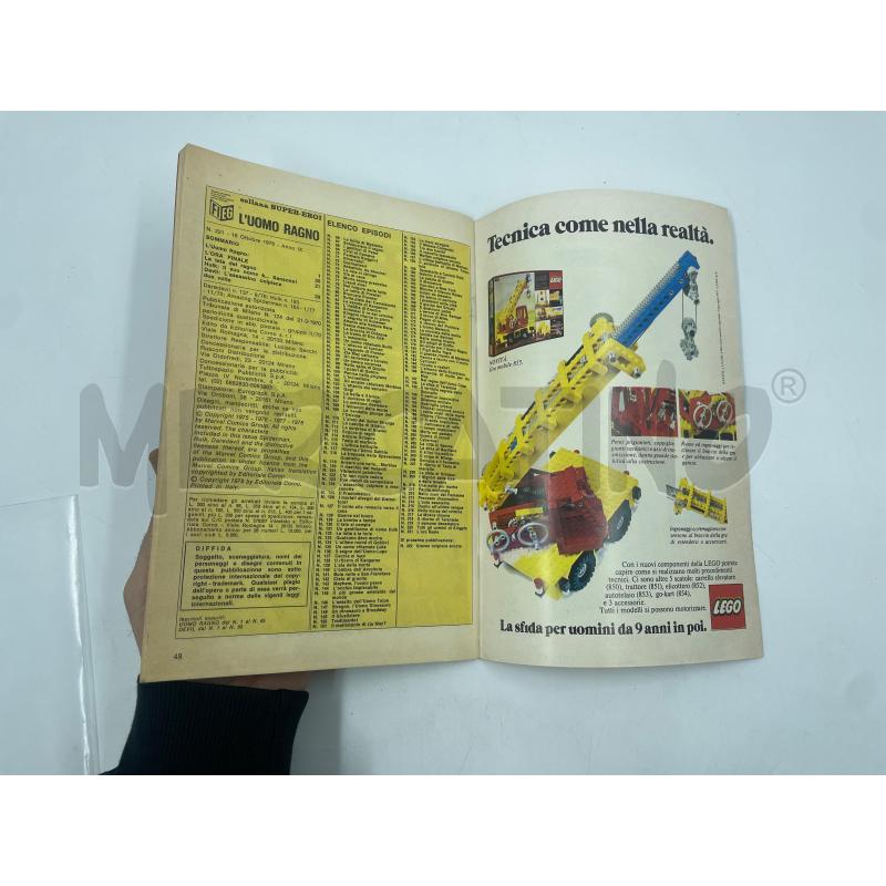 FUMETTO L'UOMO RAGNO EDITORIALE CORNO N.221 | Mercatino dell'Usato Torino via ceresole 4