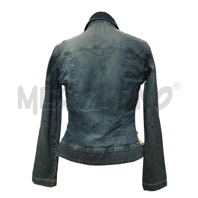 GIACCA DONNA  MUGLER JEANS BLU  | Mercatino dell'Usato Torino via ceresole 2