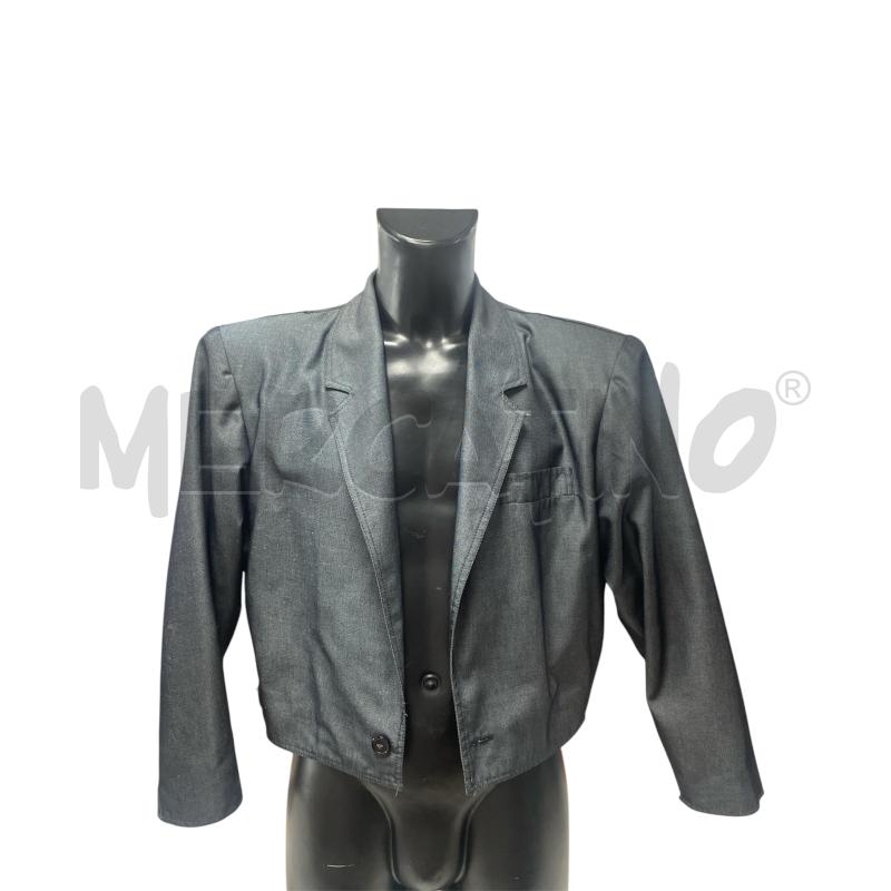 GIACCA GOLD BLACK GRIGIO SARTORIALE CROP | Mercatino dell'Usato Torino via ceresole 1