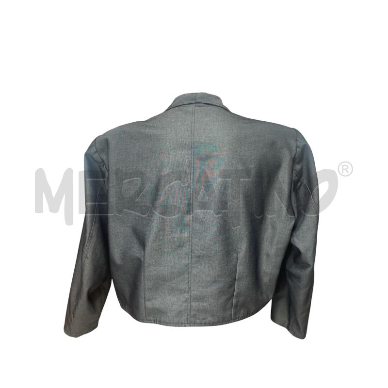 GIACCA GOLD BLACK GRIGIO SARTORIALE CROP | Mercatino dell'Usato Torino via ceresole 3