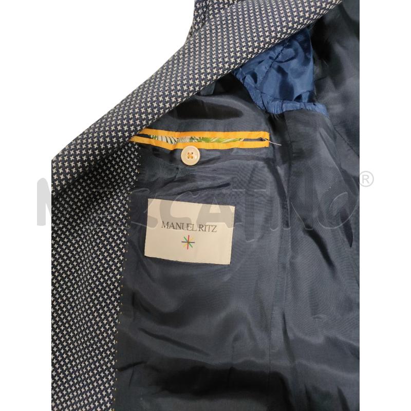 GIACCA UOMO MANUEL RITZ BLU  | Mercatino dell'Usato Torino via ceresole 5