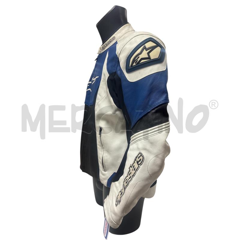 GIACCA UOMO MOTO ALPINESTARS BLU BIANCO  | Mercatino dell'Usato Torino via ceresole 2