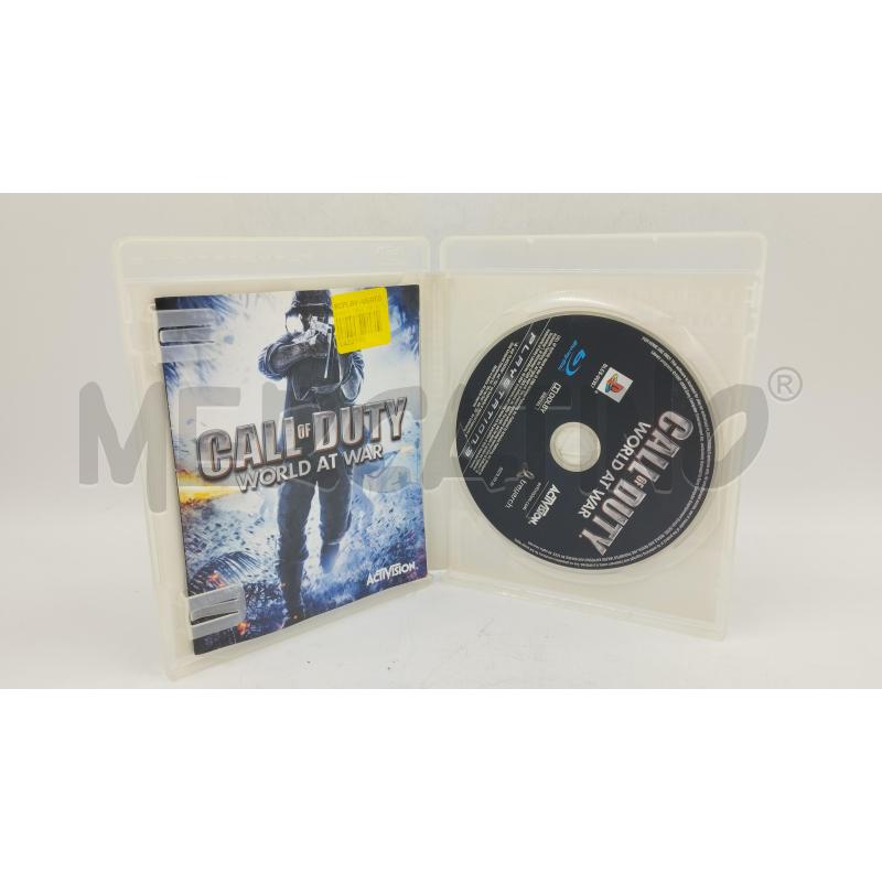 GIOCO PS3 CALL OF DUTY WORLD AT WAR | Mercatino dell'Usato Torino via ceresole 3