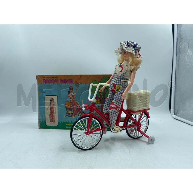 GIOCO RANDY RIDER BAMBOLA CON BICI ANNI 70 | Mercatino dell'Usato Torino via ceresole 1