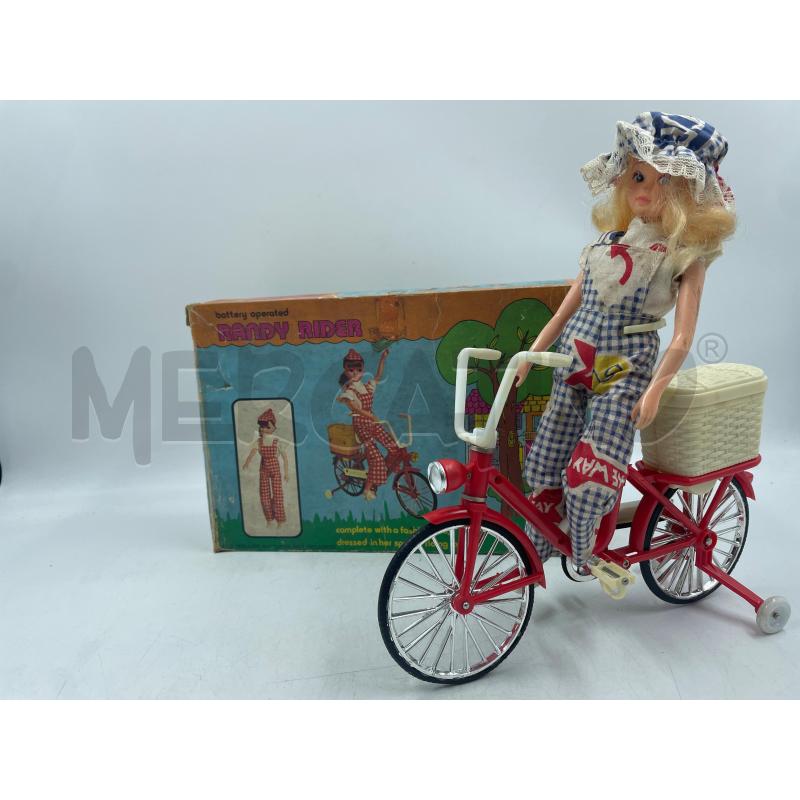 GIOCO RANDY RIDER BAMBOLA CON BICI ANNI 70 | Mercatino dell'Usato Torino via ceresole 3
